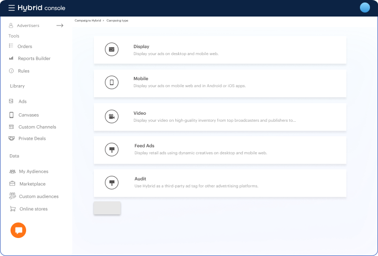 Run and manage with  Hybrid Console